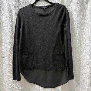Maude Vivante Sweater Tunic Pockets Long Sleeve Gray Size‎ L